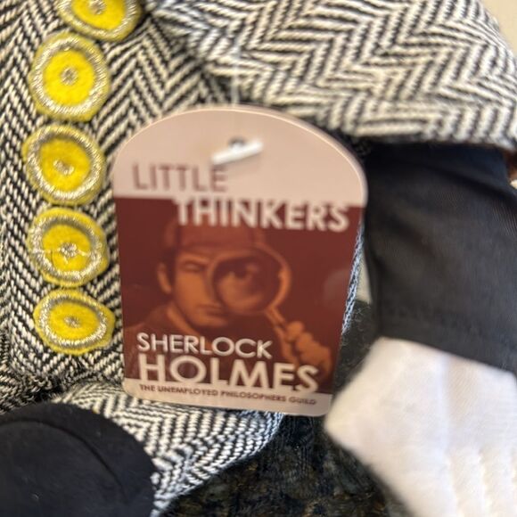 Sherlock Holmes "Little Thinker" 12 inch Plush Doll The Unemployed Philosophers - Picture 3 of 10